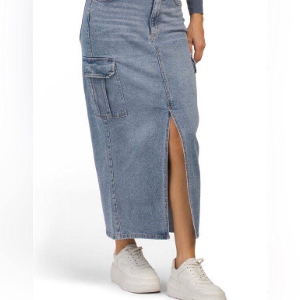Lone Star Denim Wrap Skirt